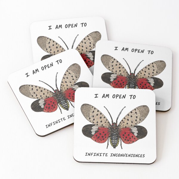 Item preview, I Am Open To Infinite Inconveniences | Funny Spotted Lanternfly Vintage Shirt designed and sold by ButtonedUp.