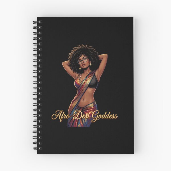 Item preview, Afro-Desi Goddess - Celebrating Multicultural Fusion designed and sold by digitalbob60.