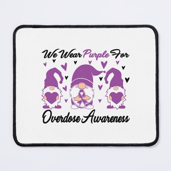 Item preview, Overdose Awareness In August We Wear Purple designed and sold by ciaro-media.