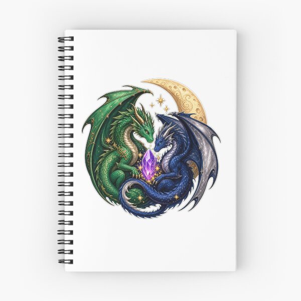 Item preview, Fantasy Dragons and Magic Crystal – Original Enchanted Dragon Art designed and sold by Atlant11.