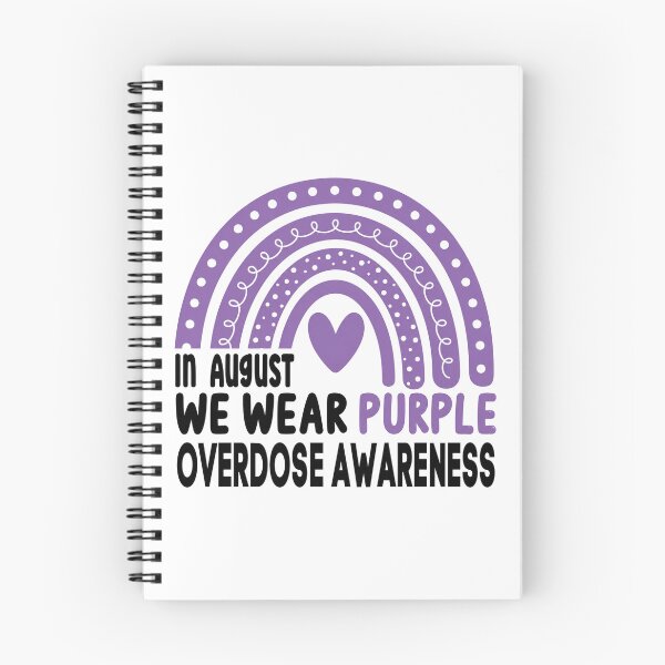 Item preview, Overdose Awareness In August We Wear Purple designed and sold by ciaro-media.