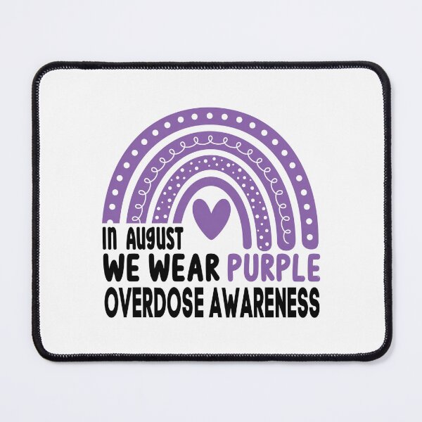 Item preview, Overdose Awareness In August We Wear Purple designed and sold by ciaro-media.