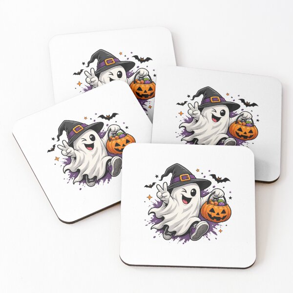 Item preview, Halloween cute ghost designed and sold by DailyQuestPrint.