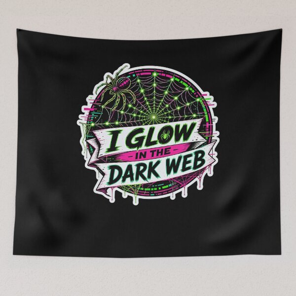 Item preview, I glow in the dark web designed and sold by FreshPixelArt.