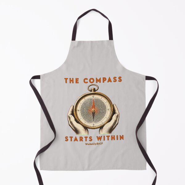 Item preview, The Compass Starts Within – Fingerprint Compass Art designed and sold by WakeUpByLP.