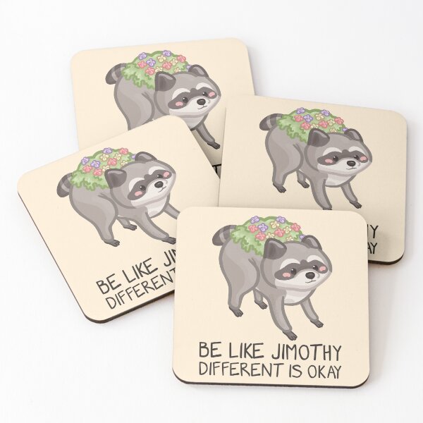 Item preview, Be Like Jimothy Be Different is Okay Dark Font Version designed and sold by Khotekmei.