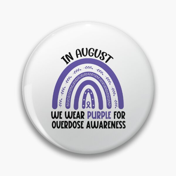 Item preview, Overdose Awareness In August We Wear Purple designed and sold by ciaro-media.