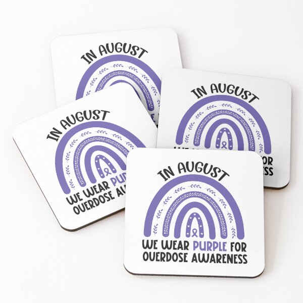 Item preview, Overdose Awareness In August We Wear Purple designed and sold by ciaro-media.