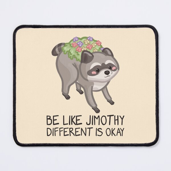 Item preview, Be Like Jimothy Be Different is Okay Dark Font Version designed and sold by Khotekmei.