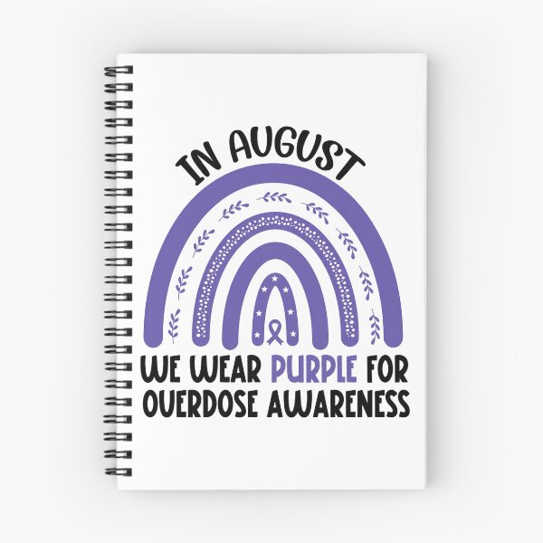 Item preview, Overdose Awareness In August We Wear Purple designed and sold by ciaro-media.