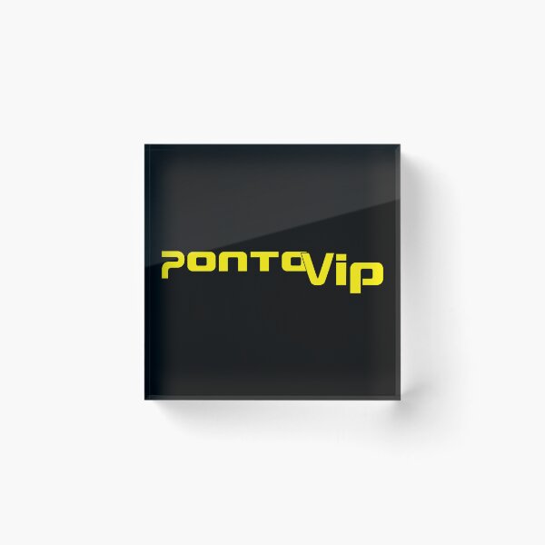Item preview, Ponto Vip Yellow Futuristic Typography Logo designed and sold by catrghp.