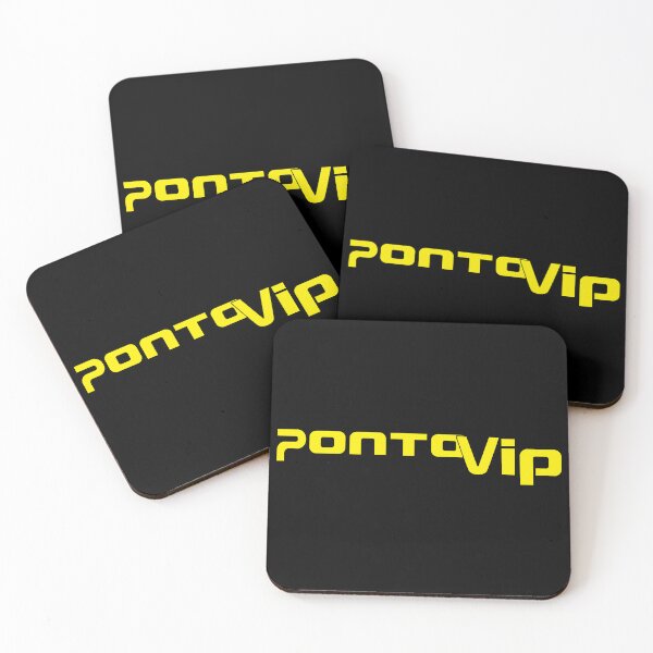 Item preview, Ponto Vip Yellow Futuristic Typography Logo designed and sold by catrghp.