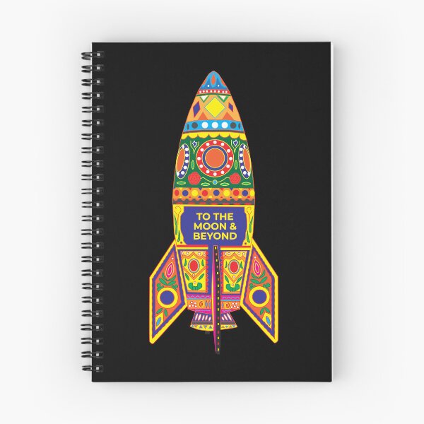 Item preview, Pakistani Truck Art Rocket To The Moon And Beyond designed and sold by KromaDesignLab.