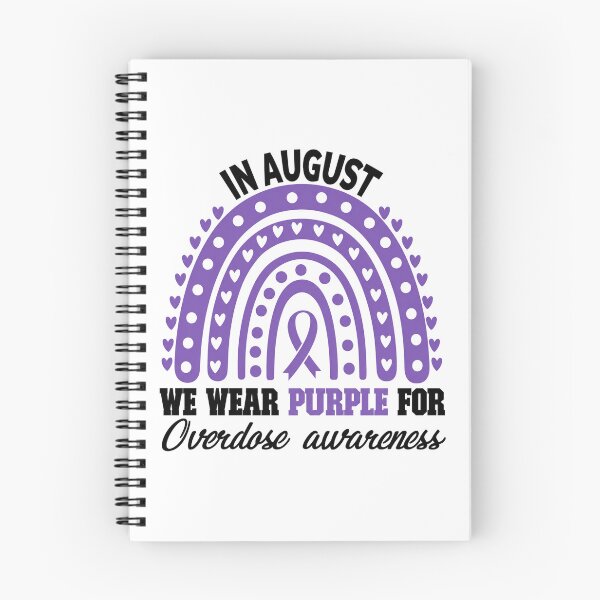Item preview, Overdose Awareness In August We Wear Purple designed and sold by ciaro-media.