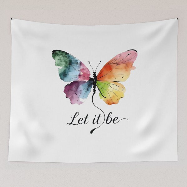 Item preview, Let It Be Rainbow Butterfly designed and sold by Gbriel3.