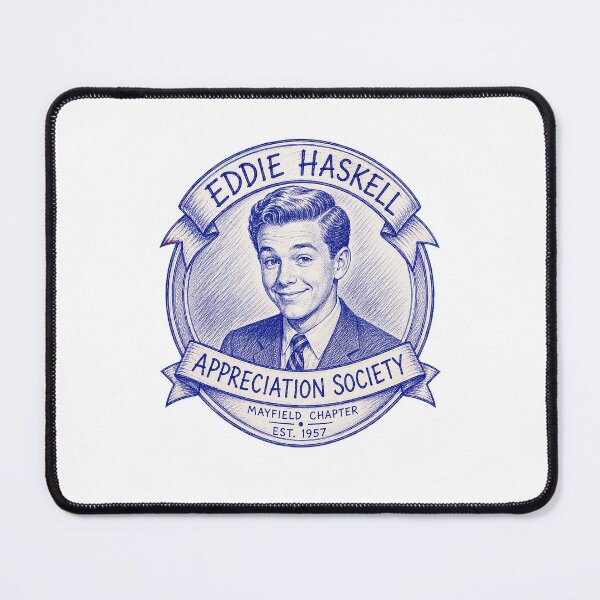 Item preview, Eddie Haskell Appreciation Society – Mayfield Retro Fan Club designed and sold by Snarky Threads.