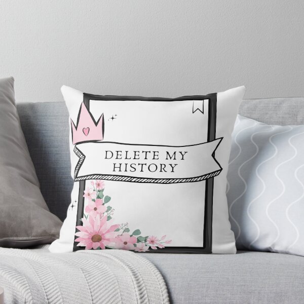 Item preview, Delete My History | My Pink Kindle designed and sold by Nyxander's Bookish Catalogue.