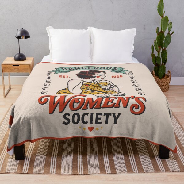 Item preview, Dangerous Women’s Society — Vintage Tattoo Feminist Graphic designed and sold by HotFluff.