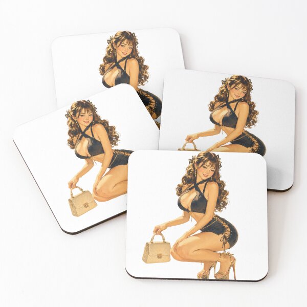 Item preview, Luxury Fashion Pin Up | Original Glamour Girl Vintage Retro Illustration designed and sold by Cosplayvintage.