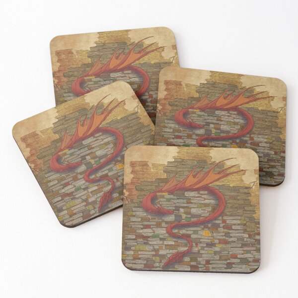 Item preview, Dragon, guardian of the books designed and sold by JaviDragonart.