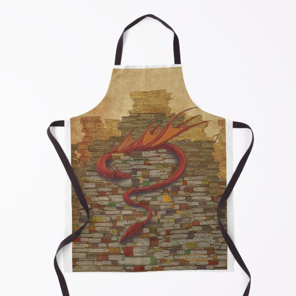 Item preview, Dragon, guardian of the books designed and sold by JaviDragonart.