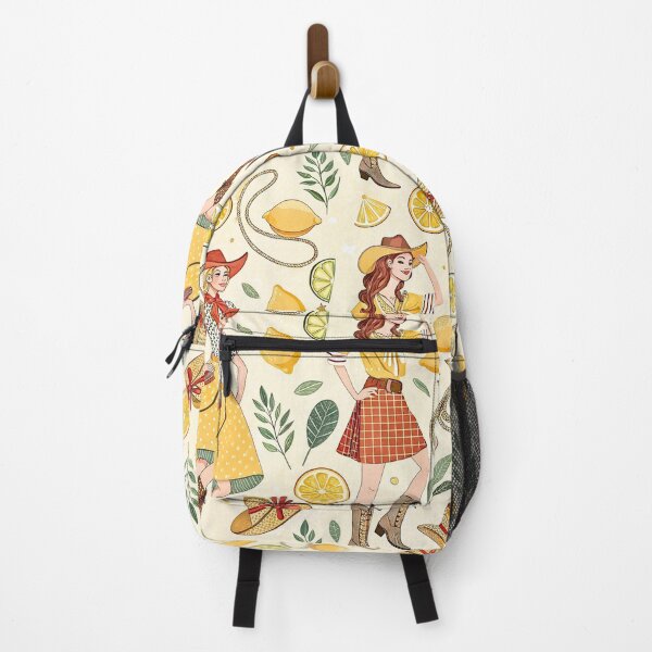 Item preview, Cowgirl Lemon Summer Fashion Pattern designed and sold by Storybook Botanica.