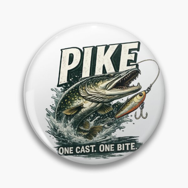 Item preview, Pike Fishing – One Cast One Bite designed and sold by Fishing iq.