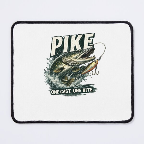 Item preview, Pike Fishing – One Cast One Bite designed and sold by Fishing iq.
