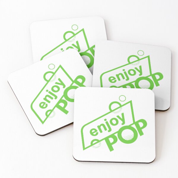 Item preview, "Enjoy POP Logo" (LEMON LIME) designed and sold by  Enjoy Artwork .