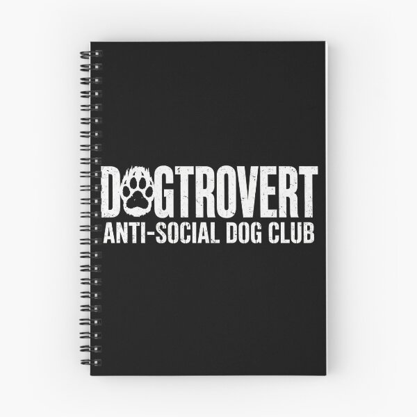 Item preview, Dogtrovert Anti-Social Dog Club - Distressed Paw Print Design designed and sold by Neurospicy Trolls.