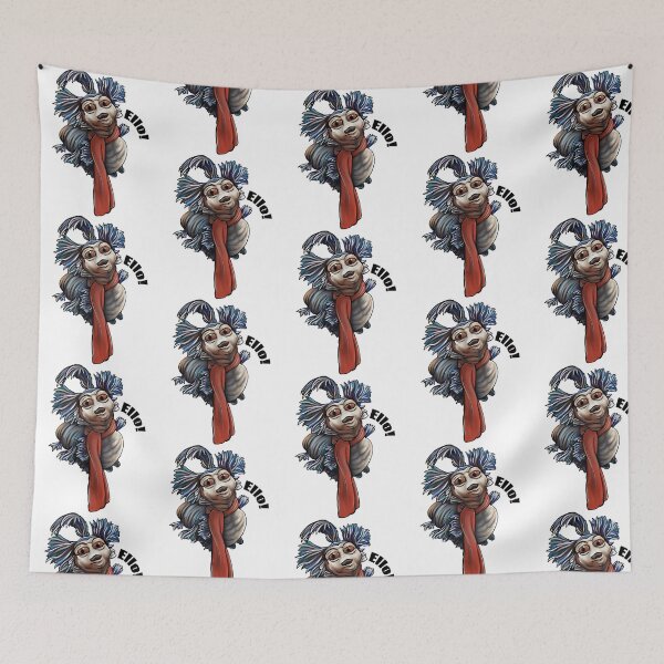 Item preview, Jim Henson Labyrinth Blue Worm Goblin King Movie Halloween Christmas designed and sold by ShopCrispCo.