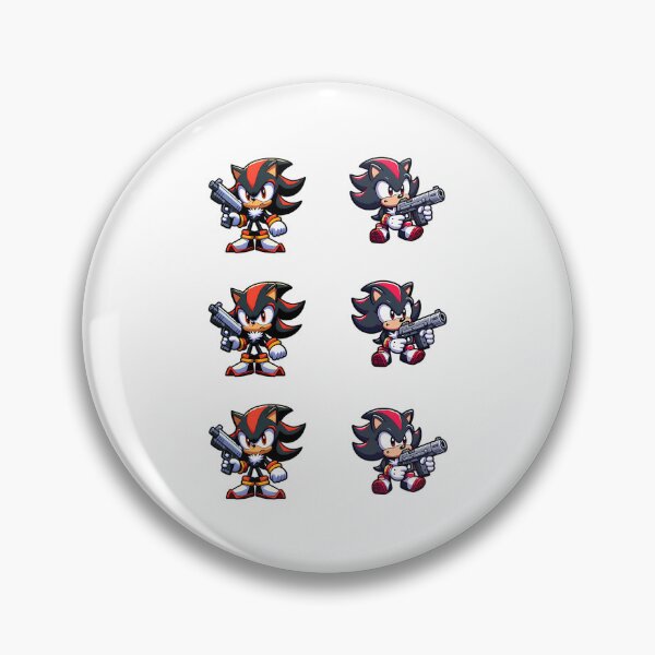 Item preview, Shadow The Hedgehog Sticker Pack designed and sold by MakebyTHs.
