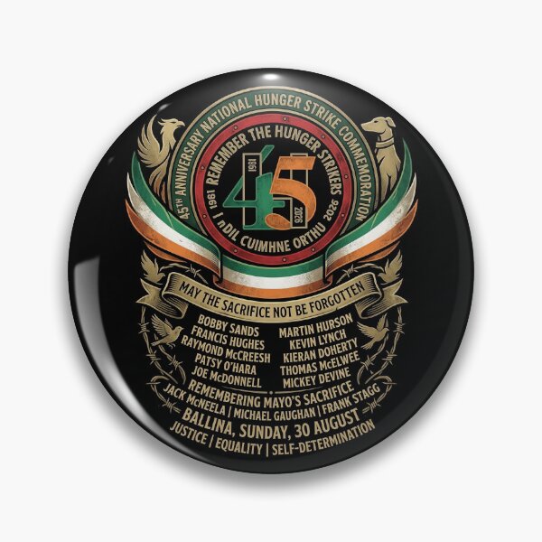 Item preview, Irish Hunger Strikers 45th Commemoration Design designed and sold by CELTIC-DESIGNS.