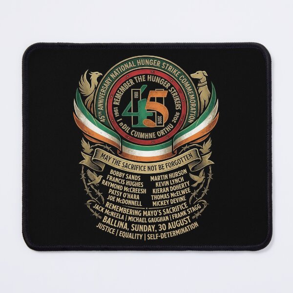 Item preview, Irish Hunger Strikers 45th Commemoration Design designed and sold by CELTIC-DESIGNS.