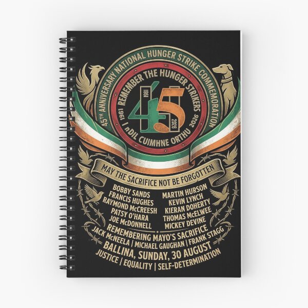 Item preview, Irish Hunger Strikers 45th Commemoration Design designed and sold by CELTIC-DESIGNS.