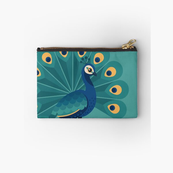 Item preview, Elegant Peacock | Modern Geometric Bird Illustration designed and sold by Lucy Cooper.