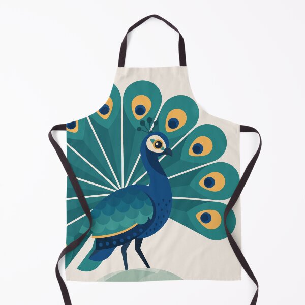 Item preview, Elegant Peacock | Modern Geometric Bird Illustration designed and sold by Lucy Cooper.