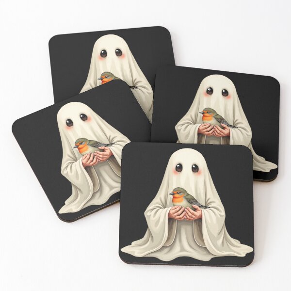 Item preview, Spooky Cute Ghost Halloween Cottagecore Magic Art designed and sold by Aousome.