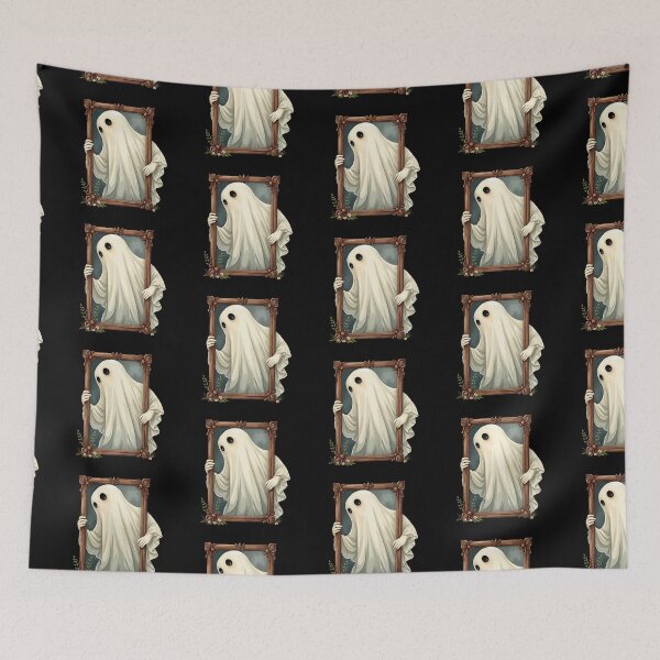 Item preview, Spooky Cute Ghost Halloween Cottagecore Magic Art designed and sold by Aousome.