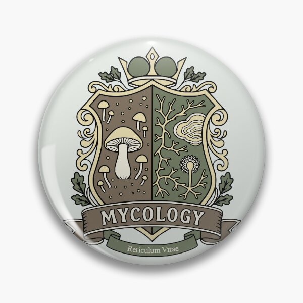 Item preview, Mycology Crest - Science Coat of Arms designed and sold by MicroMarket.