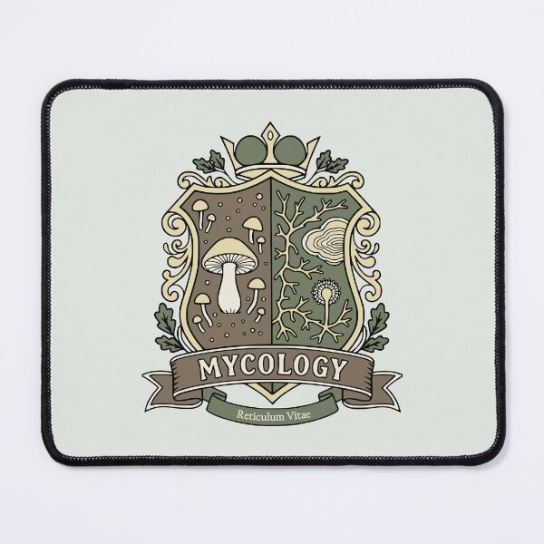 Item preview, Mycology Crest - Science Coat of Arms designed and sold by MicroMarket.