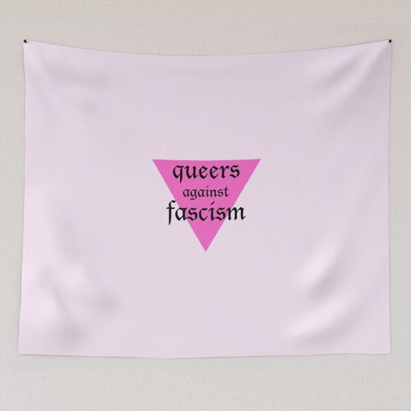 Item preview, queers against fascism designed and sold by FreakShop UK.