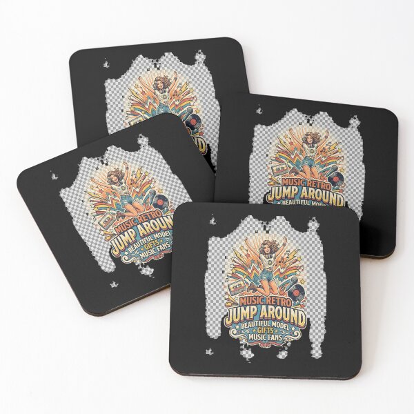 Item preview, Music Retro Jump Around Beautiful Model Gifts Music designed and sold by Ghulam1.