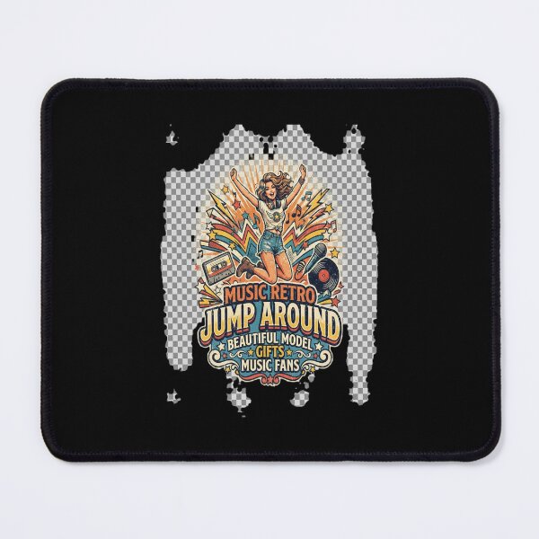 Item preview, Music Retro Jump Around Beautiful Model Gifts Music designed and sold by Ghulam1.