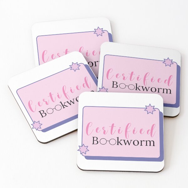 Item preview, Certified Bookworm | Bookish Pink designed and sold by Nyxander's Bookish Catalogue.