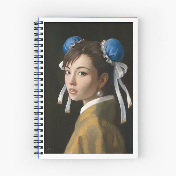 Artikelvorschau, Geek X Art – Junge Chun-Li mit einem Perlenohrring entworfen und verkauft von Magic-Ynk.