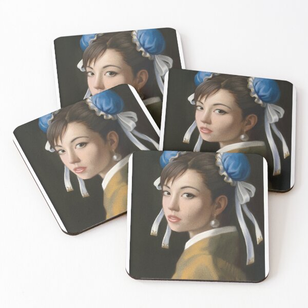 Item preview, Geek X Art - Young Chun-Li with a Pearl Earring designed and sold by Magic-Ynk.