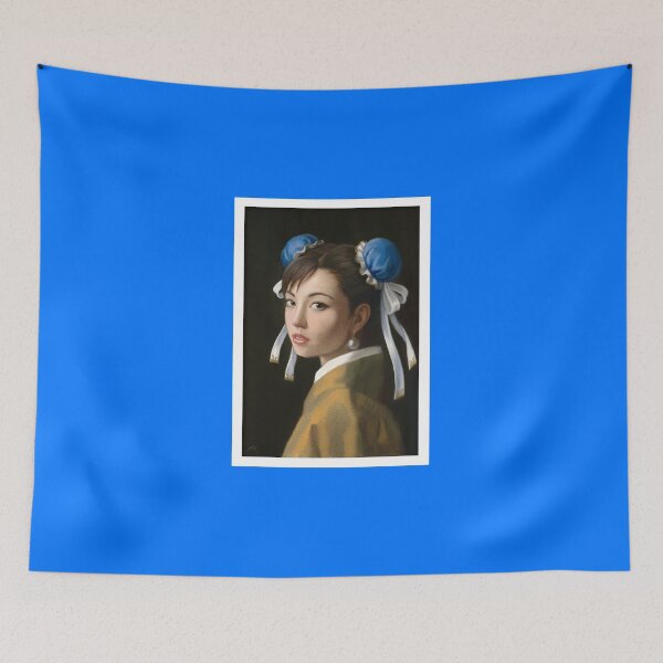 Item preview, Geek X Art - Young Chun-Li with a Pearl Earring designed and sold by Magic-Ynk.