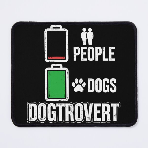 Item preview, Low Battery People Full Battery Dogs - Funny Dogtrovert Design designed and sold by Neurospicy Trolls.