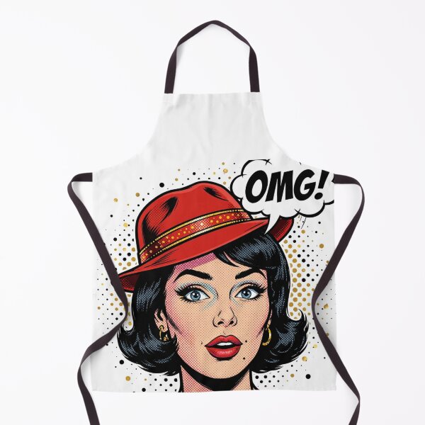 Item preview, OMG FEDORA - Surprised Pop Art Girl "OMG! designed and sold by MAISON SYLVIE.